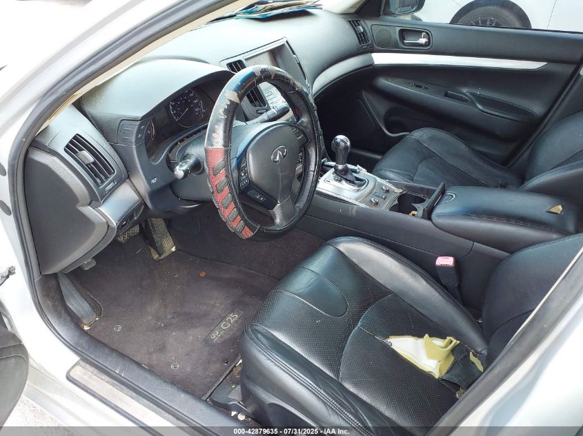 2011 Infiniti G25X VIN: JN1DV6AR2BM451304 Lot: 42879635