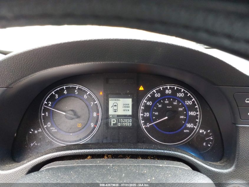 2011 Infiniti G25X VIN: JN1DV6AR2BM451304 Lot: 42879635