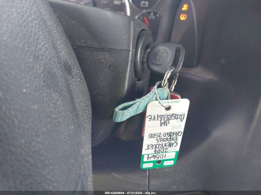 2014 Chevrolet Express 2500 Work Van VIN: 1GCWGFCA5E1135103 Lot: 42880094