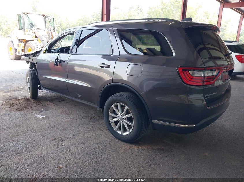 2016 Dodge Durango Sxt VIN: 1C4RDJAG7GC409831 Lot: 42880412
