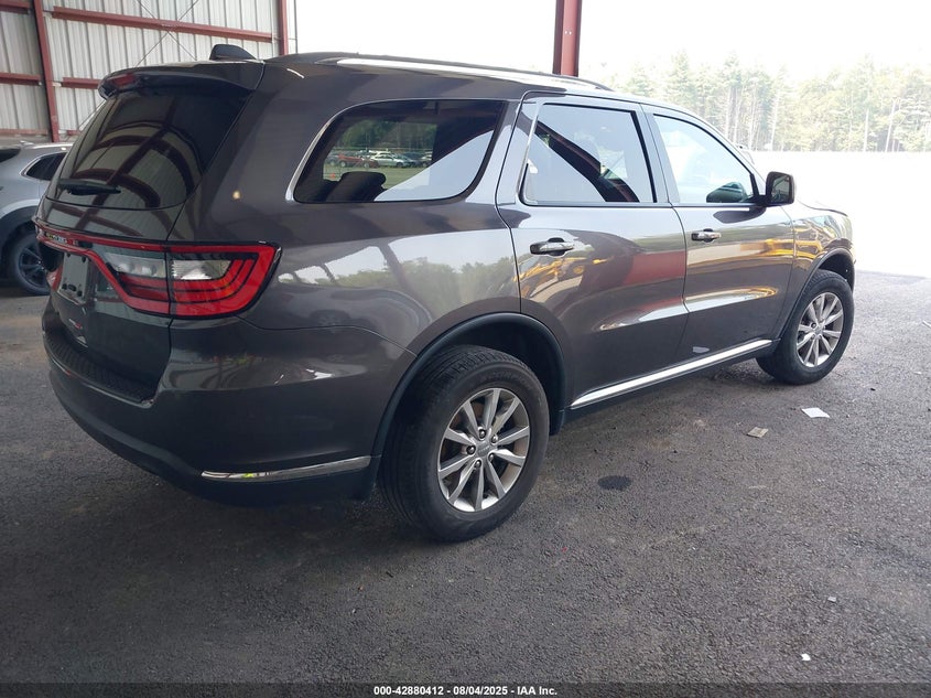 2016 Dodge Durango Sxt VIN: 1C4RDJAG7GC409831 Lot: 42880412