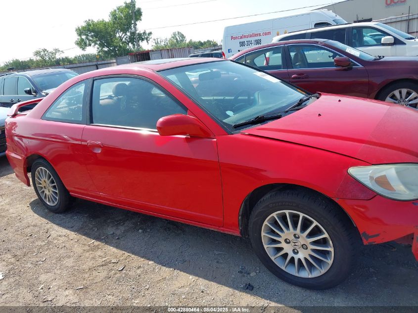 2005 Honda Civic Ex VIN: 1HGEM21915L024821 Lot: 42880464