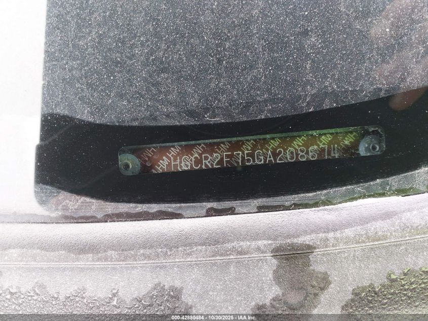2016 Honda Accord Ex VIN: 1HGCR2F75GA208674 Lot: 42880484
