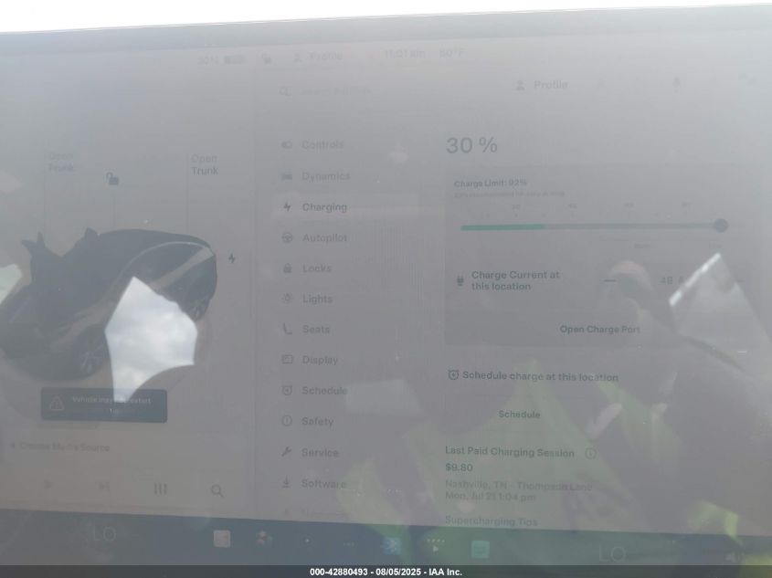 2023 Tesla Model Y Rwd VIN: 7SAYGDED6PF945373 Lot: 42880493