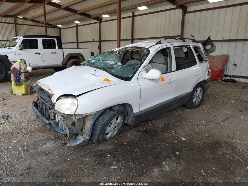 KM8SC13D25U962252 2005 HYUNDAI SANTA FE photo no. 2