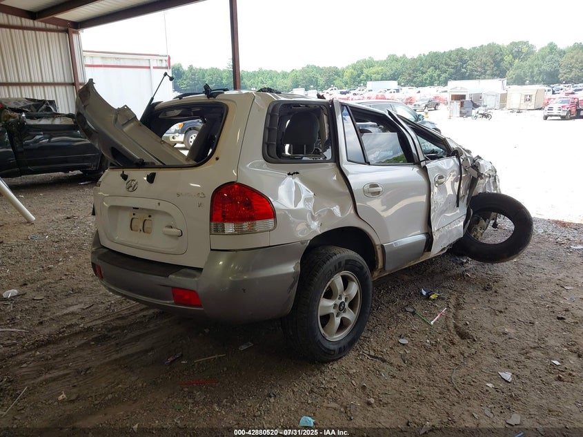 KM8SC13D25U962252 2005 HYUNDAI SANTA FE photo no. 4