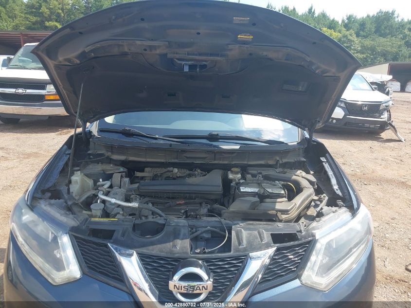 2016 Nissan Rogue S/Sl/Sv VIN: KNMAT2MV4GP61987 Lot: 42880702