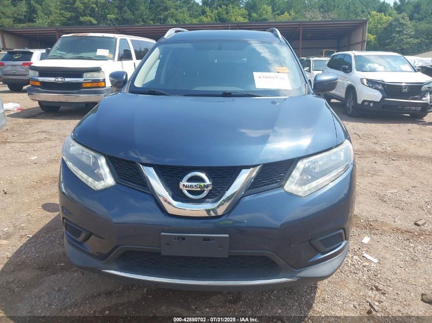 2016 Nissan Rogue S/Sl/Sv VIN: KNMAT2MV4GP61987 Lot: 42880702
