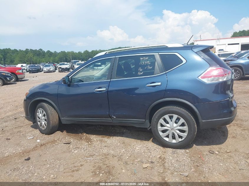 2016 Nissan Rogue S/Sl/Sv VIN: KNMAT2MV4GP61987 Lot: 42880702