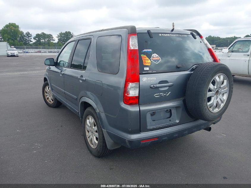 2006 Honda Cr-V Se VIN: JHLRD78926C041957 Lot: 42880726