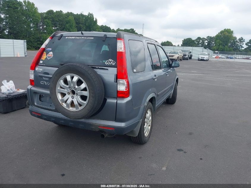 2006 Honda Cr-V Se VIN: JHLRD78926C041957 Lot: 42880726