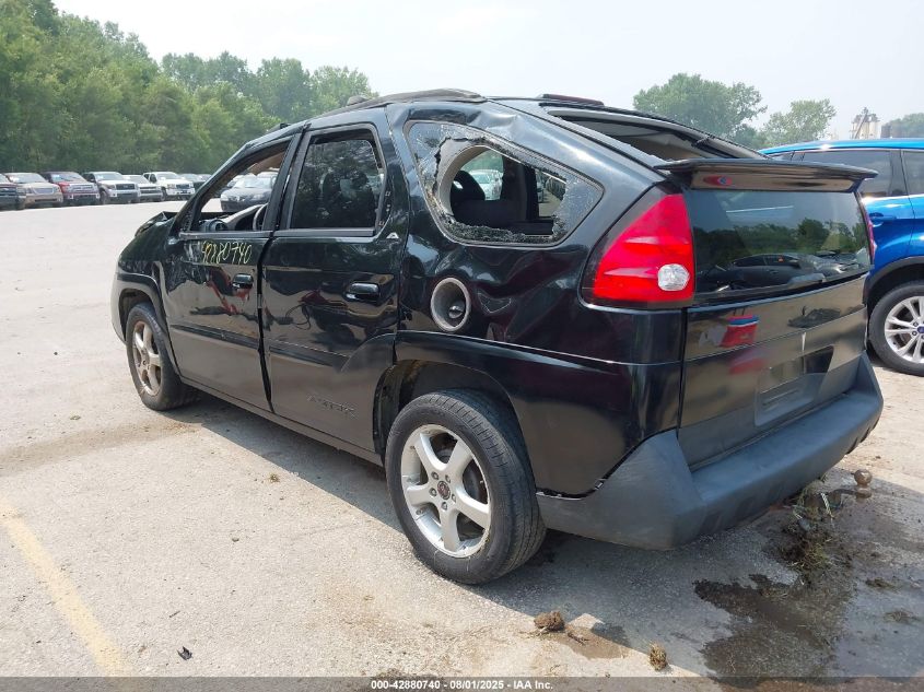 2003 Pontiac Aztek black other gasoline 3G7DA03E93S514818 photo #4