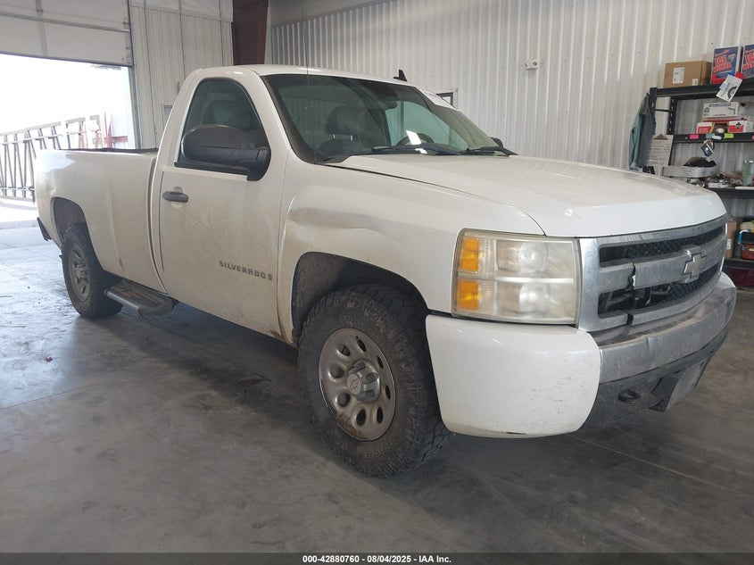 1GCEK14C58Z193487 2008 Chevrolet Silverado 1500 Work Truck auction photo 1