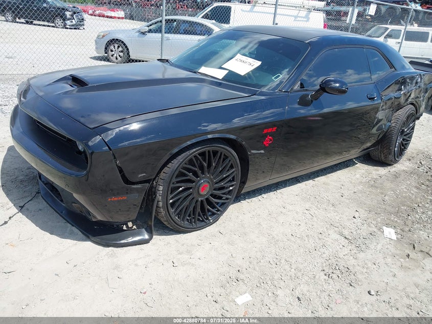 Vin: 2c3cdzfj3jh123976, lot: 43374452, dodge challenger r/t 392 20182
