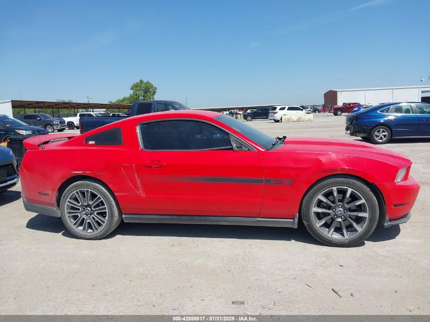 2012 Ford Mustang Gt Premium VIN: 1ZVBP8CF5C5216031 Lot: 42880817