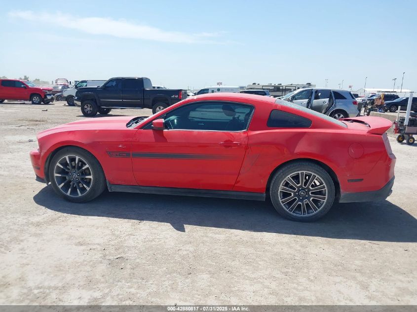 2012 Ford Mustang Gt Premium VIN: 1ZVBP8CF5C5216031 Lot: 42880817