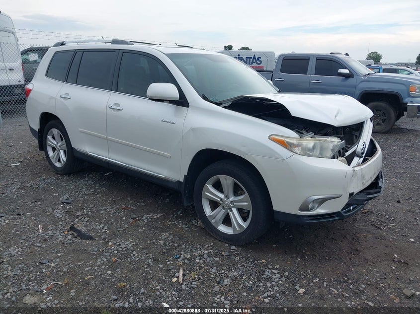 5TDYK3EH8CS063085 2012 Toyota Highlander Limited V6 auction photo 1