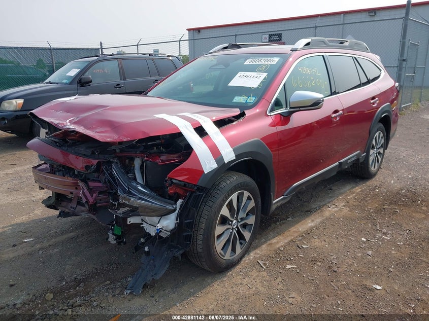 Vin: 4s4btgpd3s3115965, lot: 43374811, subaru outback touring xt 20252
