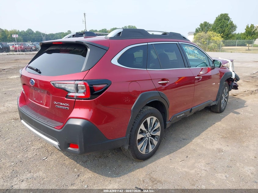 Vin: 4s4btgpd3s3115965, lot: 43374811, subaru outback touring xt 20254