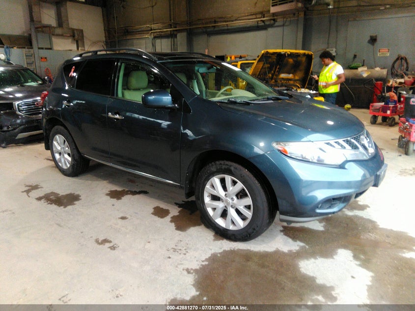 2012 Nissan Murano Sv VIN: JN8AZ1MW0CW209906 Lot: 42881270