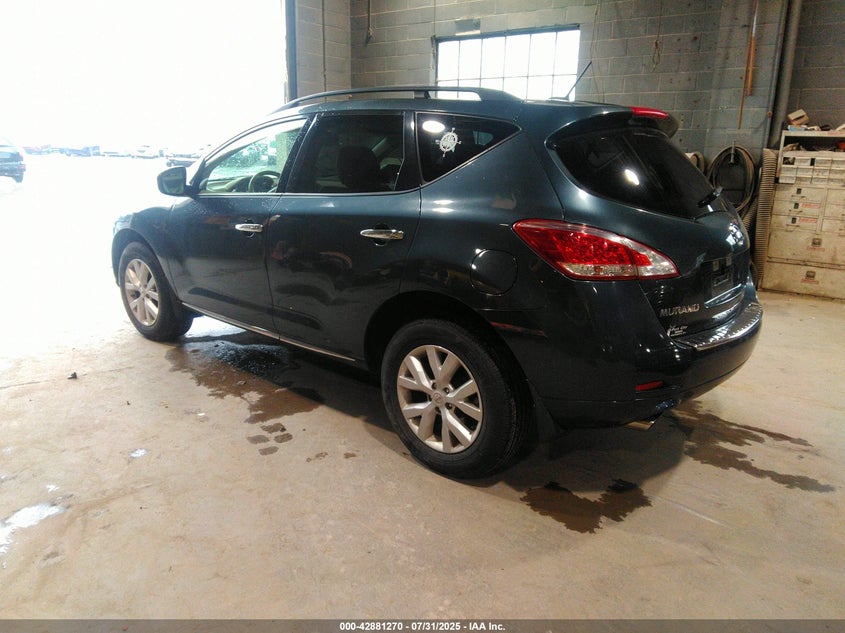 2012 Nissan Murano Sv VIN: JN8AZ1MW0CW209906 Lot: 42881270