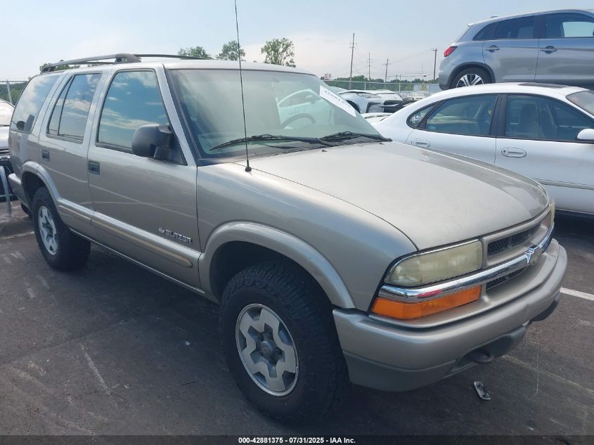 2004 Chevrolet Blazer Ls VIN: 1GNDT13X44K124975 Lot: 42881375
