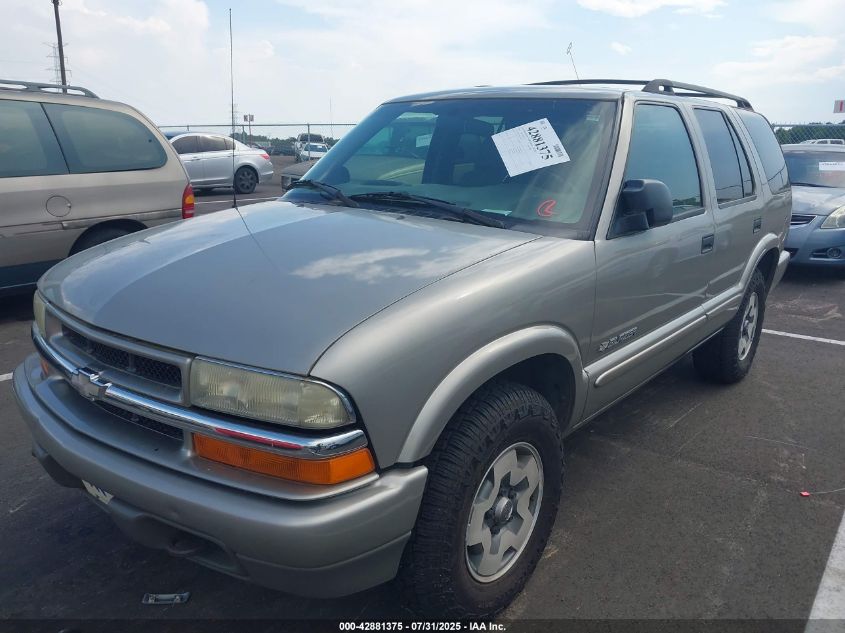 2004 Chevrolet Blazer Ls VIN: 1GNDT13X44K124975 Lot: 42881375