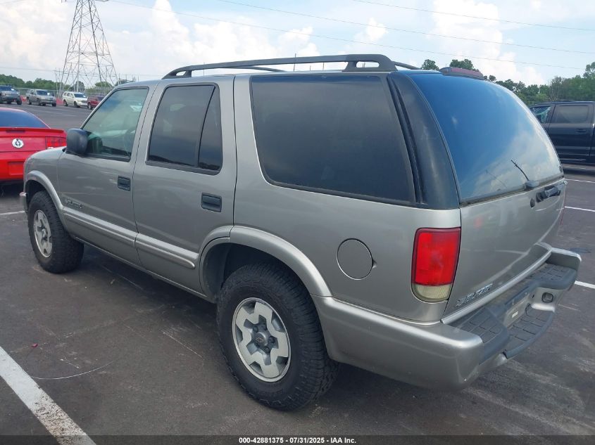 2004 Chevrolet Blazer Ls VIN: 1GNDT13X44K124975 Lot: 42881375