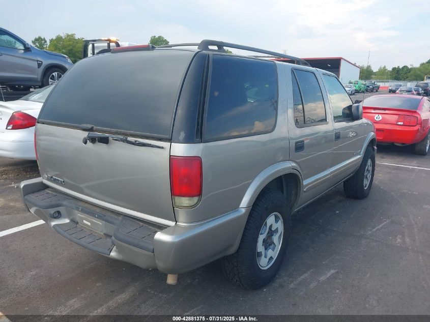 2004 Chevrolet Blazer Ls VIN: 1GNDT13X44K124975 Lot: 42881375