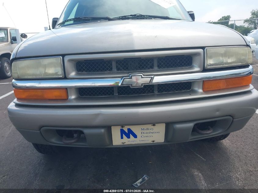 2004 Chevrolet Blazer Ls VIN: 1GNDT13X44K124975 Lot: 42881375