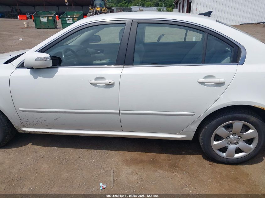 2010 Kia Optima Lx VIN: KNAGG4A88A5430205 Lot: 42881416