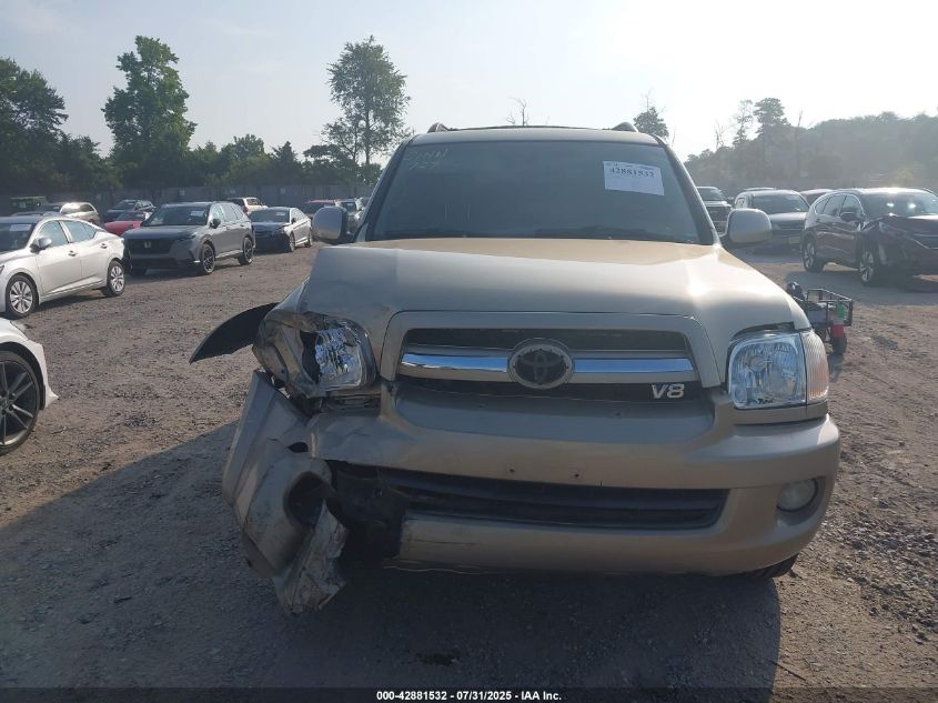 2005 Toyota Sequoia Sr5 V8 VIN: 5TDBT44A85S247488 Lot: 42881532