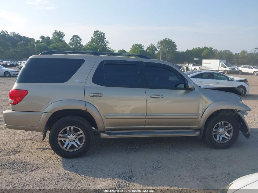 2005 Toyota Sequoia Sr5 V8 VIN: 5TDBT44A85S247488 Lot: 42881532
