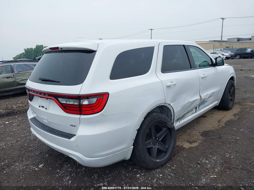 1C4RDJDG4LC261594 2020 Dodge Durango 3.6 Gt Plus Awd White