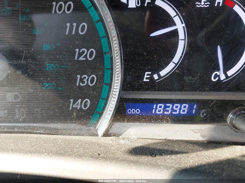 2015 TOYOTA VENZA BASE V6 4T3BK3BB9FU109631