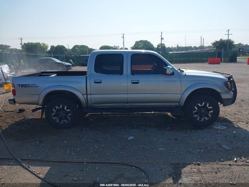 2001 Toyota Tacoma Base V6 VIN: 5TEHN72N31Z747342 Lot: 42881984