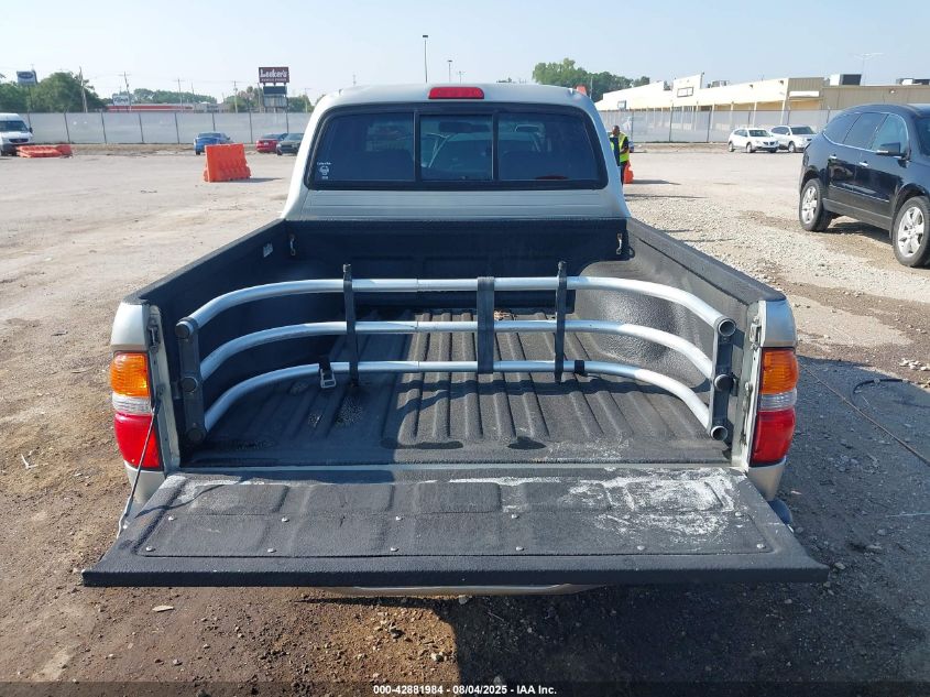 2001 Toyota Tacoma Base V6 VIN: 5TEHN72N31Z747342 Lot: 42881984
