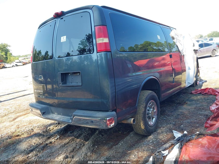 Vin: 1gazg1fg9f1173153, lot: 43376095, chevrolet express 3500 lt 20154