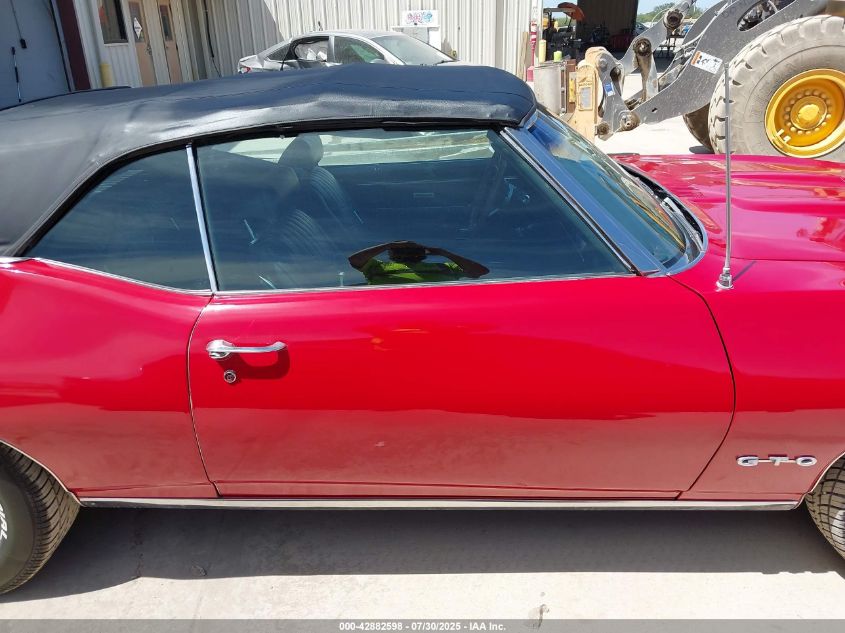 1969 Pontiac Gto VIN: 2426798159534 Lot: 42882598