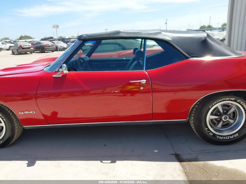 1969 Pontiac Gto VIN: 2426798159534 Lot: 42882598