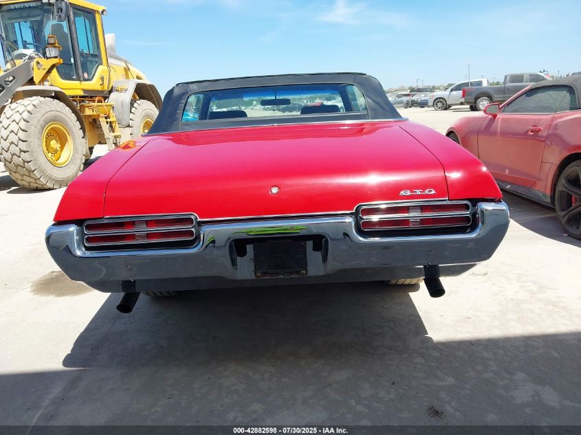1969 Pontiac Gto VIN: 2426798159534 Lot: 42882598