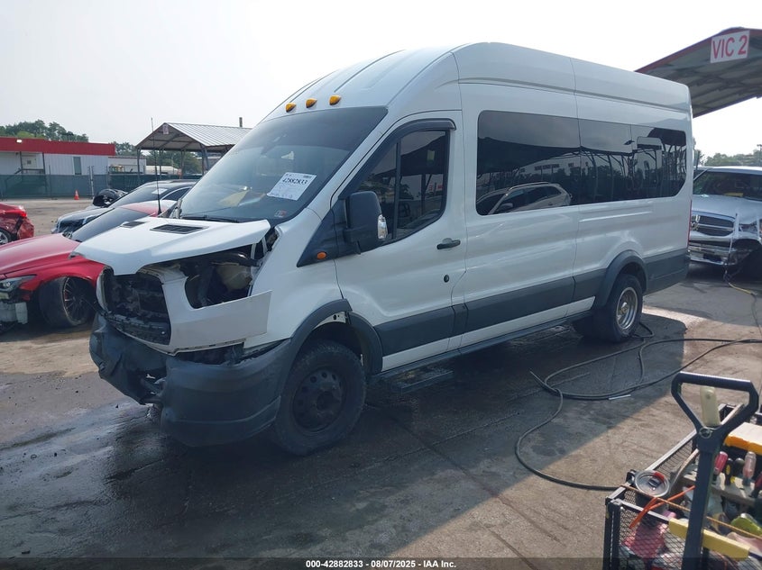 Vin: 1fbvu4xmxjka02536, lot: 43376502, ford transit-350 20182
