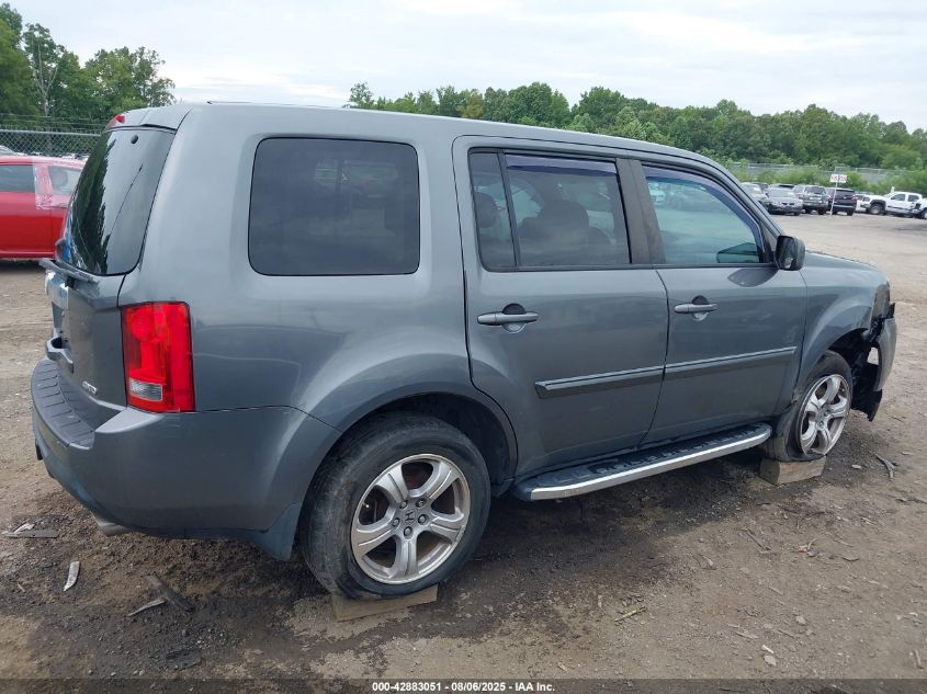 2013 Honda Pilot Ex-L VIN: 5FNYF4H51DB008950 Lot: 42883051