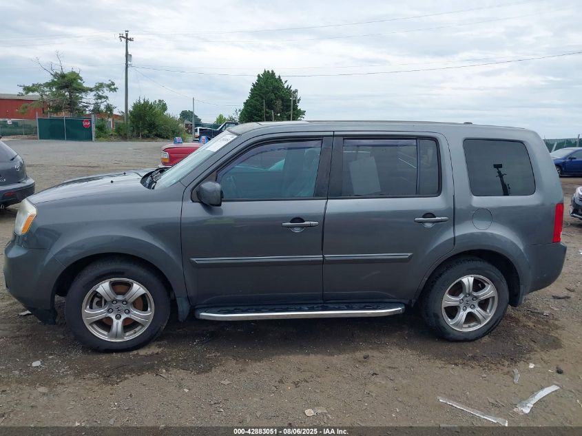 2013 Honda Pilot Ex-L VIN: 5FNYF4H51DB008950 Lot: 42883051