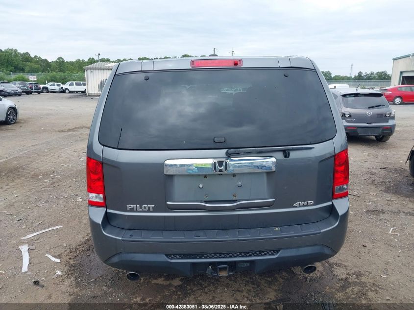 2013 Honda Pilot Ex-L VIN: 5FNYF4H51DB008950 Lot: 42883051