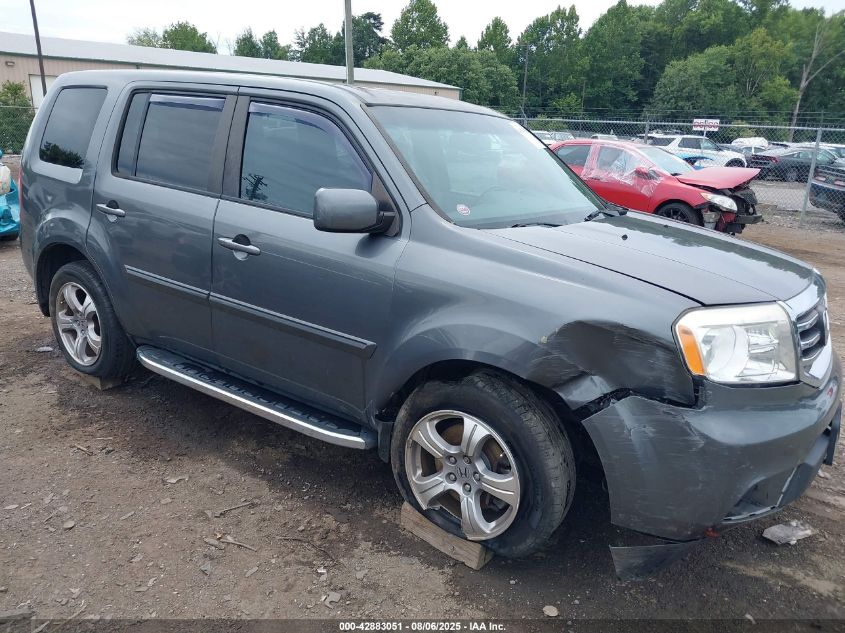 2013 Honda Pilot Ex-L VIN: 5FNYF4H51DB008950 Lot: 42883051