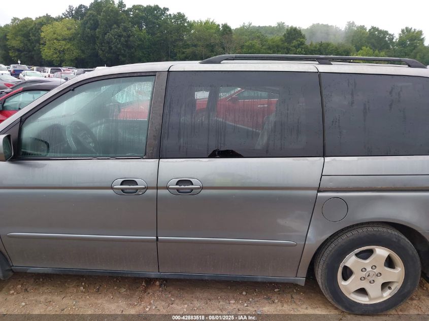 2001 Honda Odyssey VIN: 2HRKL18611H563494 Lot: 42883518