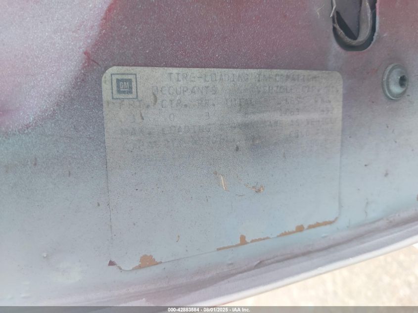 1993 Oldsmobile Cutlass Ciera S VIN: 1G3AG54N6P6420713 Lot: 42883584