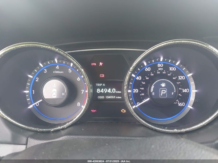 2013 Hyundai Sonata Gls VIN: 5NPEB4AC3DH660980 Lot: 42883624