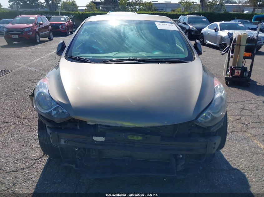 2013 Hyundai Elantra Gls VIN: 5NPDH4AE9DH231144 Lot: 42883663